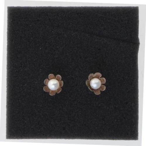 Perleøreringe (str. 1 cm)