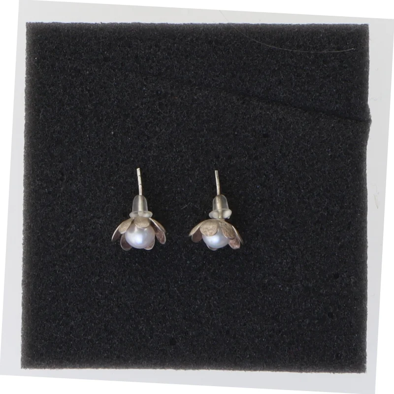 Perleøreringe (str. 1 cm)