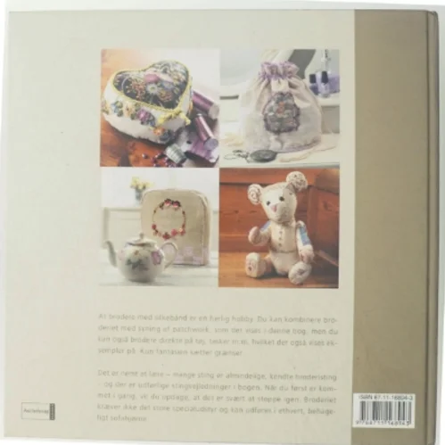 Håndarbejdsbog om silkebånd og patchwork fra Aschehoug