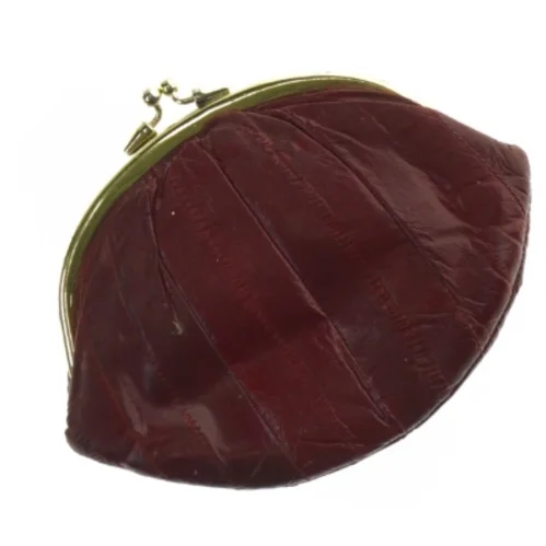 Vintage pung i skind (str. 17 x 14 cm)