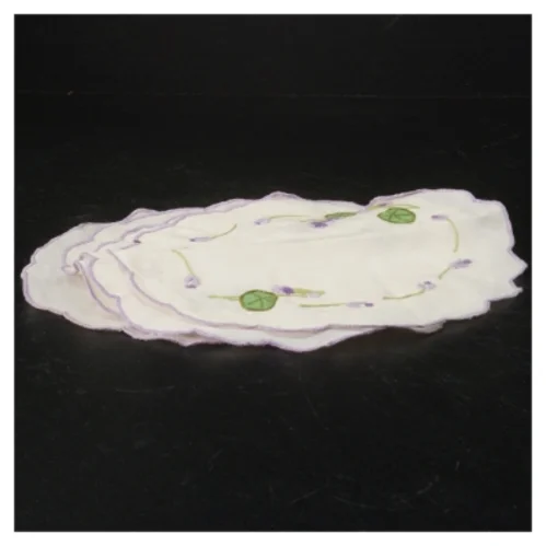 Broderede servietter (str. 20 cm)