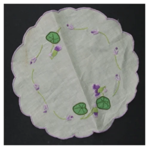 Broderede servietter (str. 20 cm)