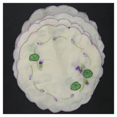 Broderede servietter (str. 20 cm)