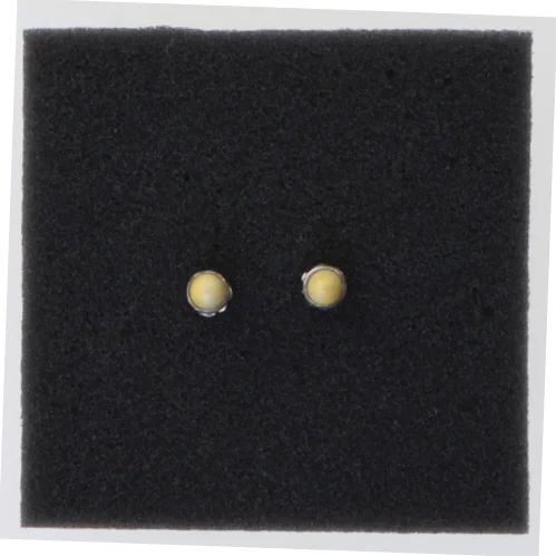 Øreringe med halvædelsten