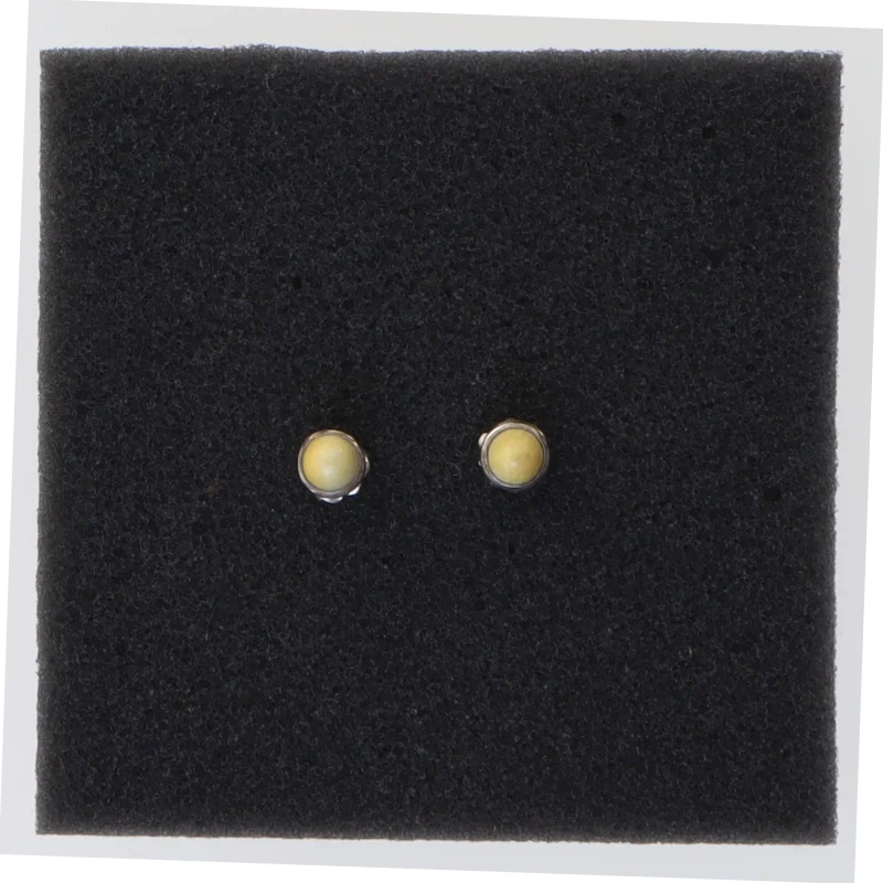 Øreringe med halvædelsten