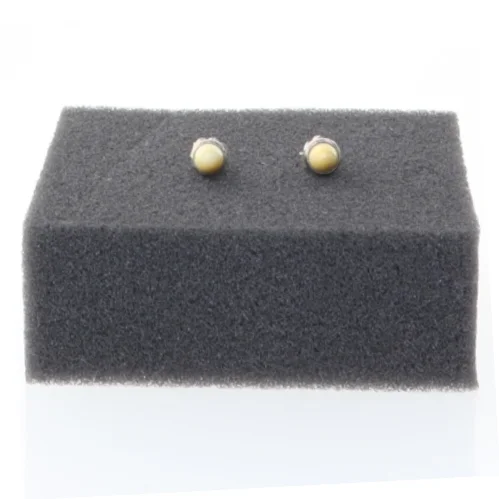 Øreringe med halvædelsten