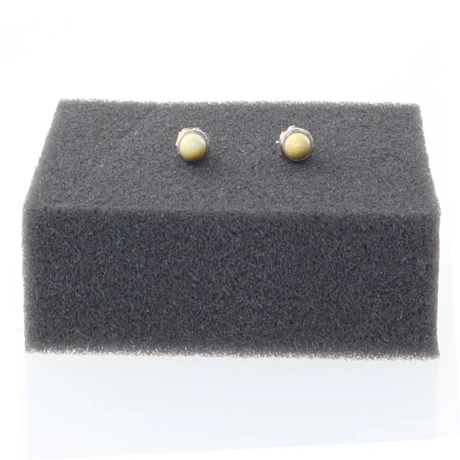 Øreringe med halvædelsten