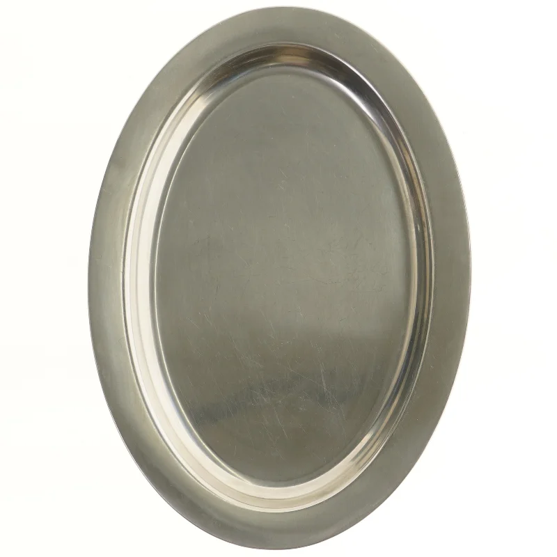 Ovalt metal fad (str. 31,5x45 cm)