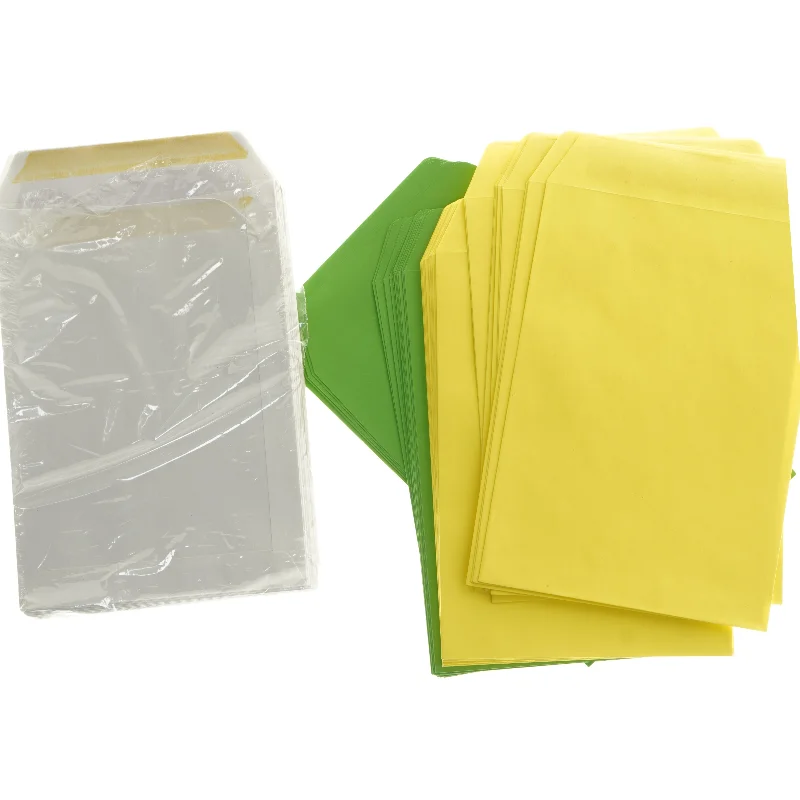 Farvede konvolutter A5