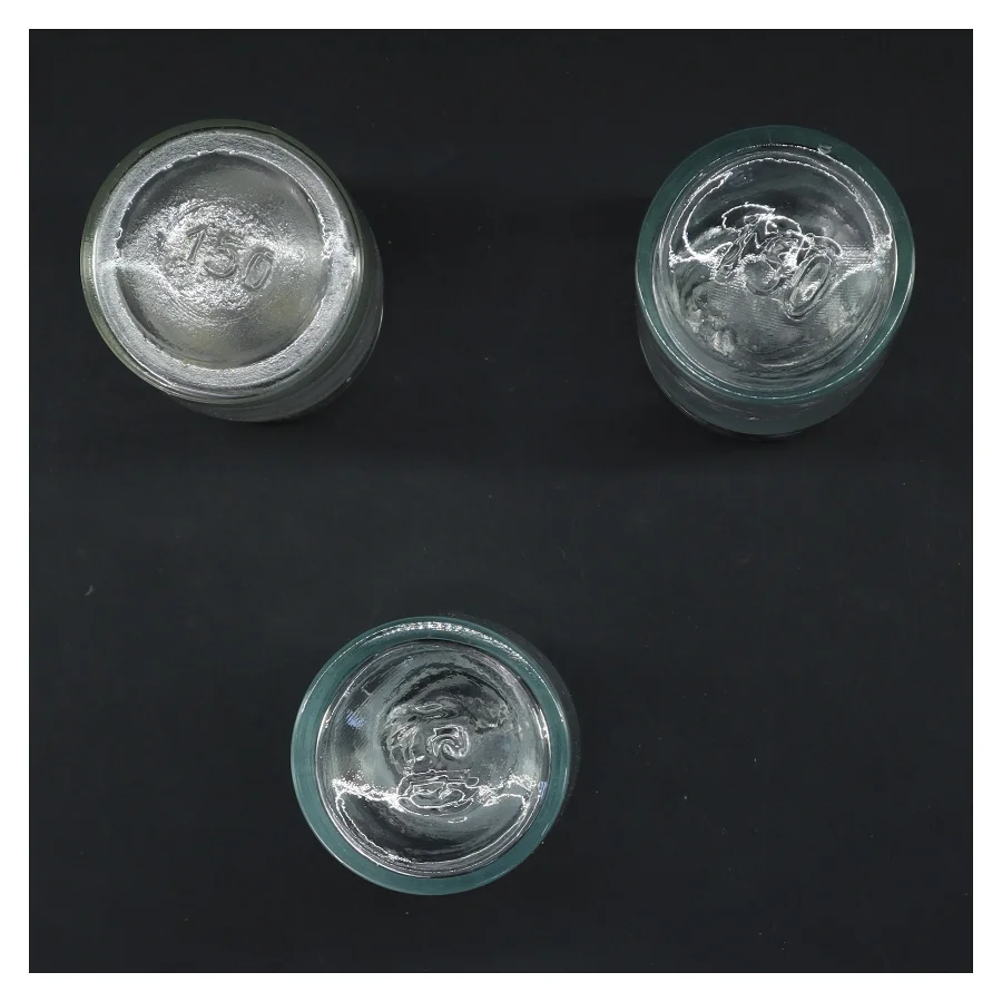 Glasbeholdere med låg (str. 11,5 cm)