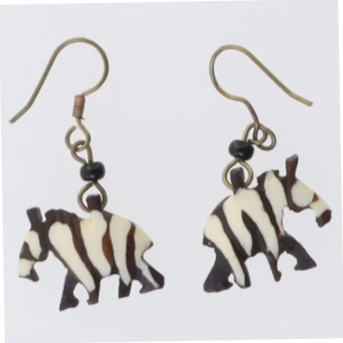 Øreringe med elefantmotiv