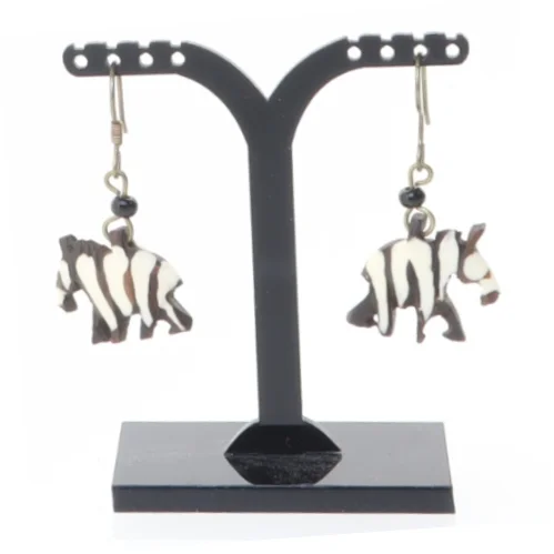 Øreringe med elefantmotiv