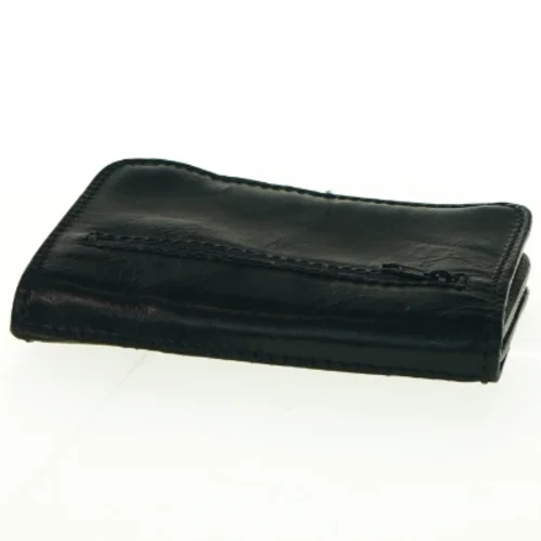 Sort læderpung fra Gianni Conti (str. 15 x 12 cm)