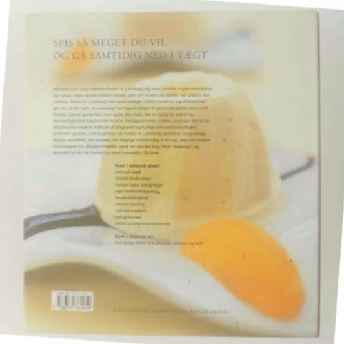 Kogebogen naturligt slank af Fedon A. Lindberg (Bog)