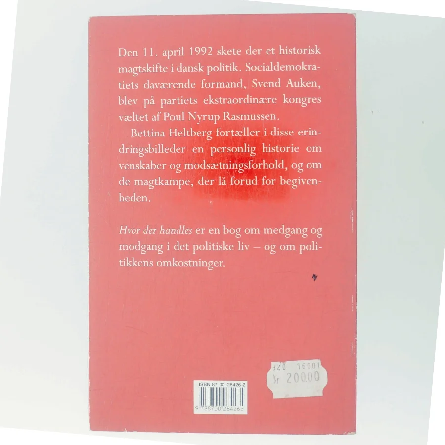 Hvor der handles af Bettina Heltberg (Bog)