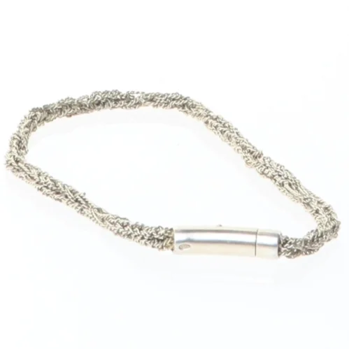 Flettet halskæde (str. 19 cm)