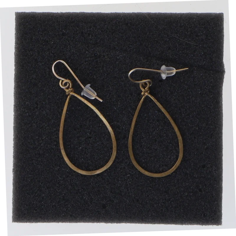 Øreringe i dråbeform (str. 3 cm)