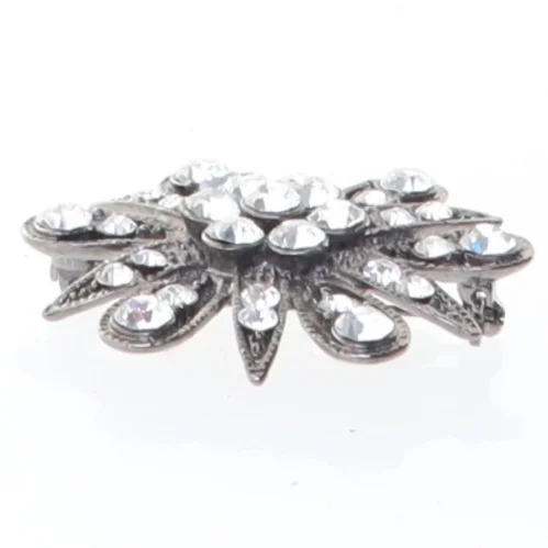 Broche med sten (str. 4,5 cm)