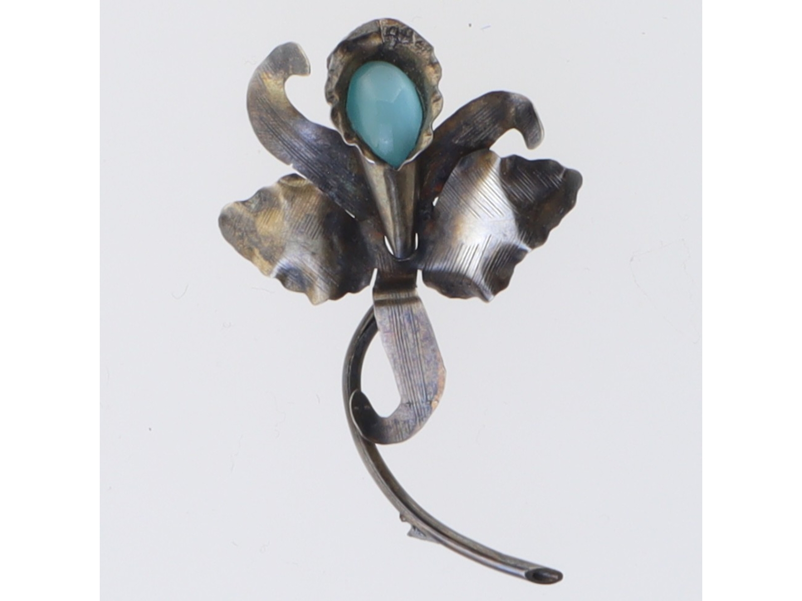 Vintage broche i blomsterdesign (str. 5,5 cm 5 60)