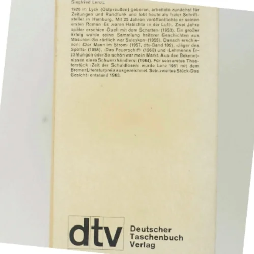 Siegfried Lenz: Brot und Spiele fra Deutscher Taschenbuch Verlag