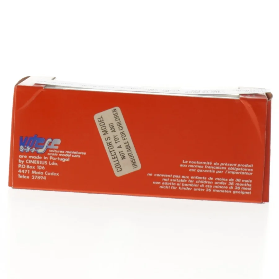 Porsche 956 modelbil (str. 15x6 cm)