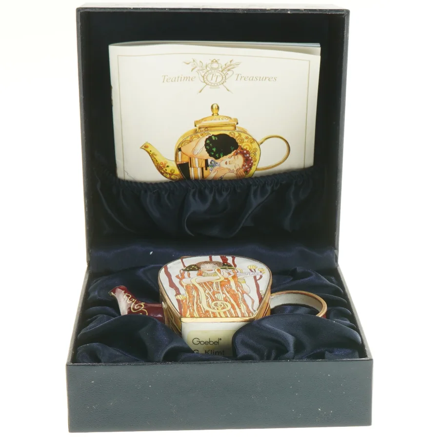Teapot med Gustav Klimt motiv (str. 10x12 cm)