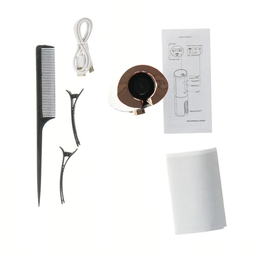 Trådløs krøllejern (str. 19,5x6 cm)