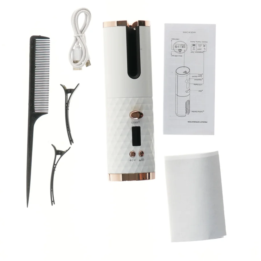 Trådløs krøllejern (str. 19,5x6 cm)