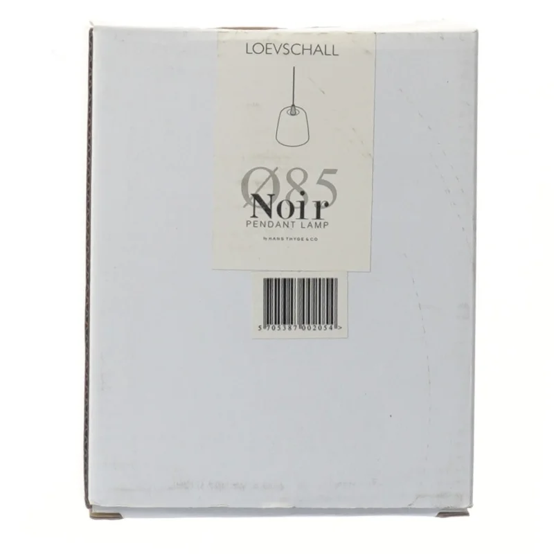 Loevschall Noir pendellampe (str. Ø 8,5 cm)