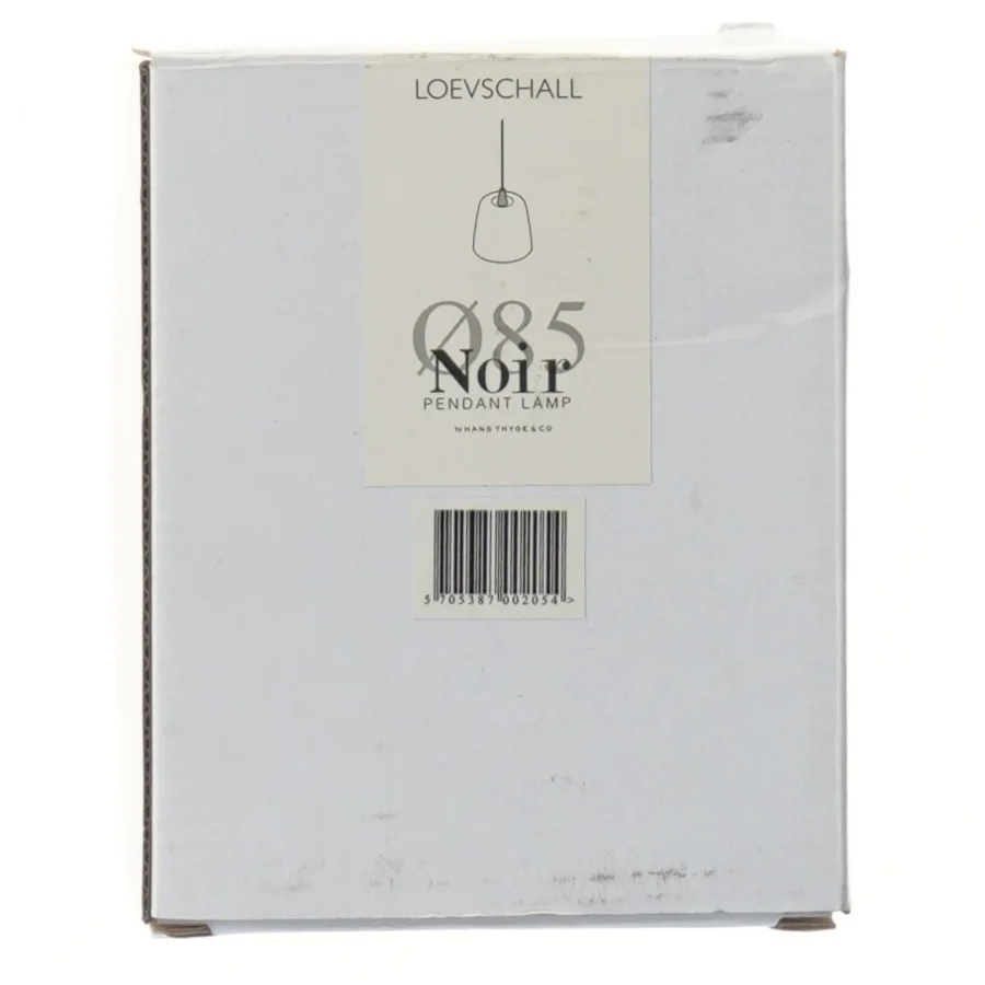 Loewschall Q85 Noir pendellampe fra Loewschall (str. Ø 8,5 cm)