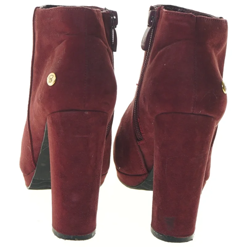 Bordeaux dame støvler med hæl fra Blink (str. 37 )