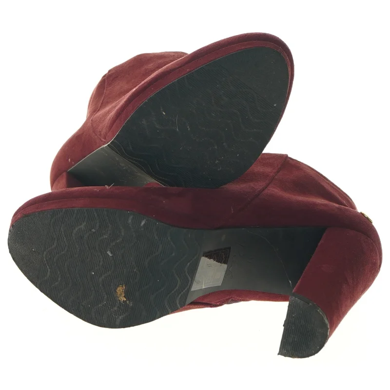 Bordeaux dame støvler med hæl fra Blink (str. 37 )