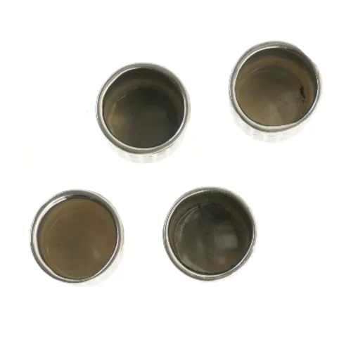 Metal lysestager sæt af 4 fra 2have (str. 4 stk Ø 7 cm længde 7 cm)