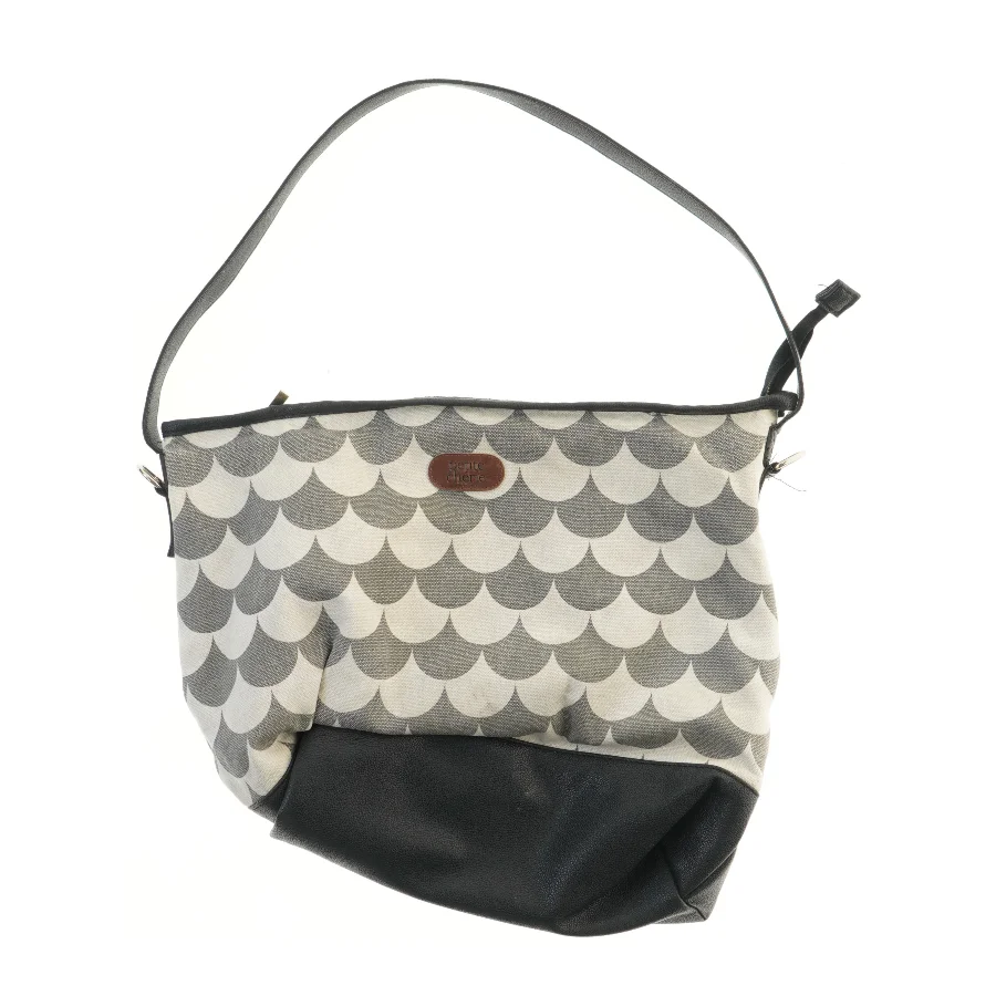 Pusletaske i stof med mønster fra Petite Cherie (str. 43x33 cm)