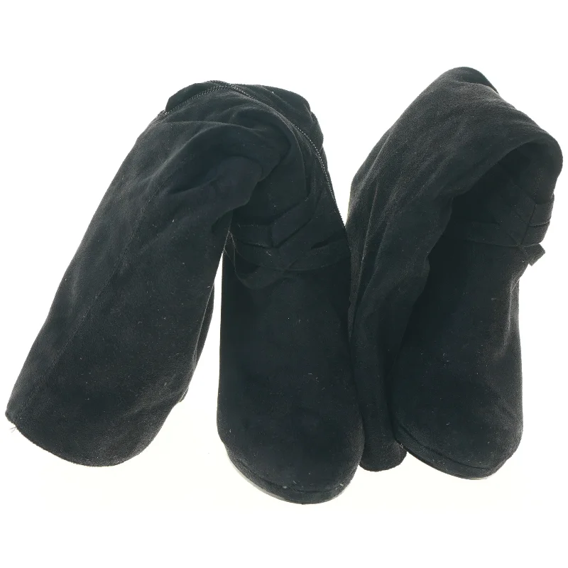 Sort støvler med hæl fra Blink (str. 37 )