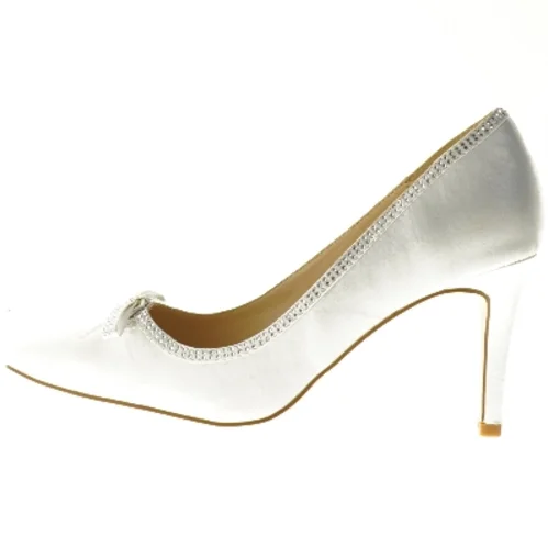 Hvide damesko med hæl fra New Step (str. 38 )