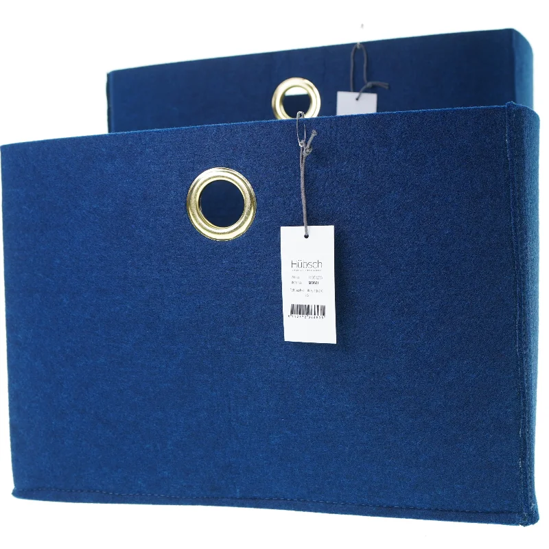 Stof kasser fra Hübsch (str. 40 x 24 og 35 x 20)