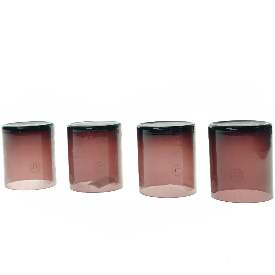 4 x lysestager fra Hübsch (str. 10 cm)