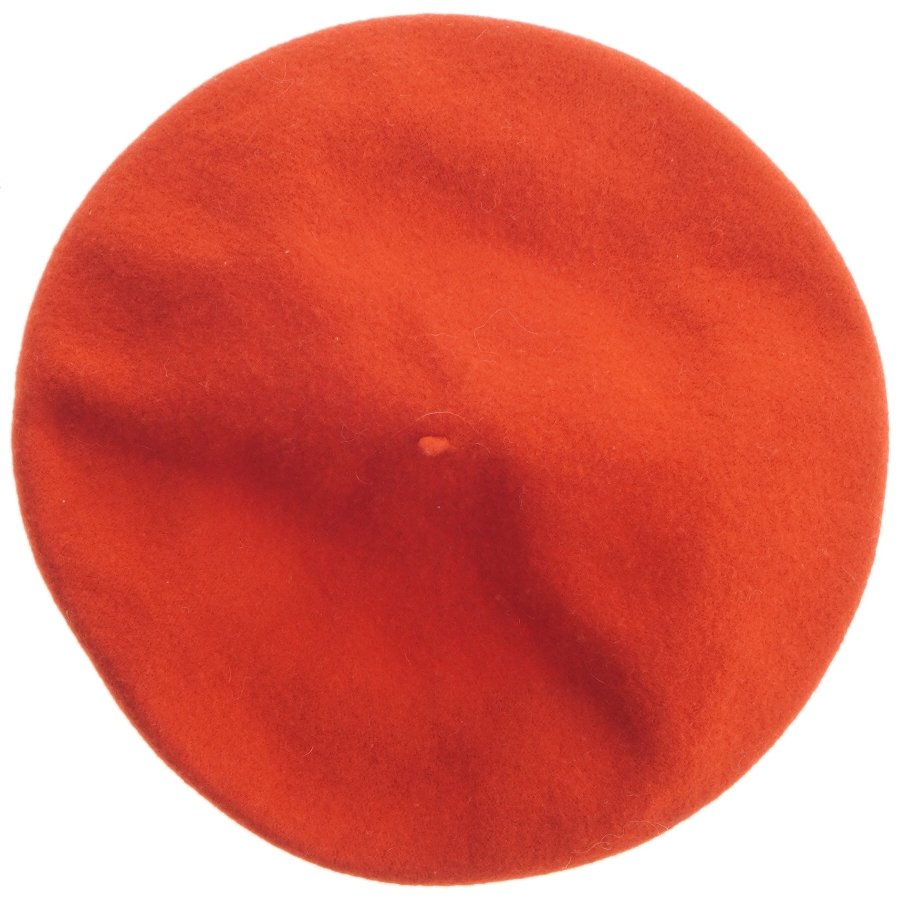 Rød baret hat (str. Ø 20 cm)