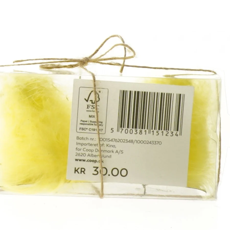 Dekorative påskekyllinger (str. 6 cm)