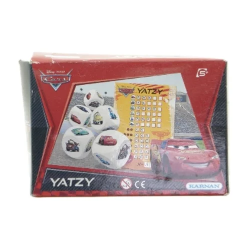 Yatzy Spil Disney Cars Tema str 16 X 11 Cm Yatzy Spil Disney Cars Tema str 16 X 11 Cm