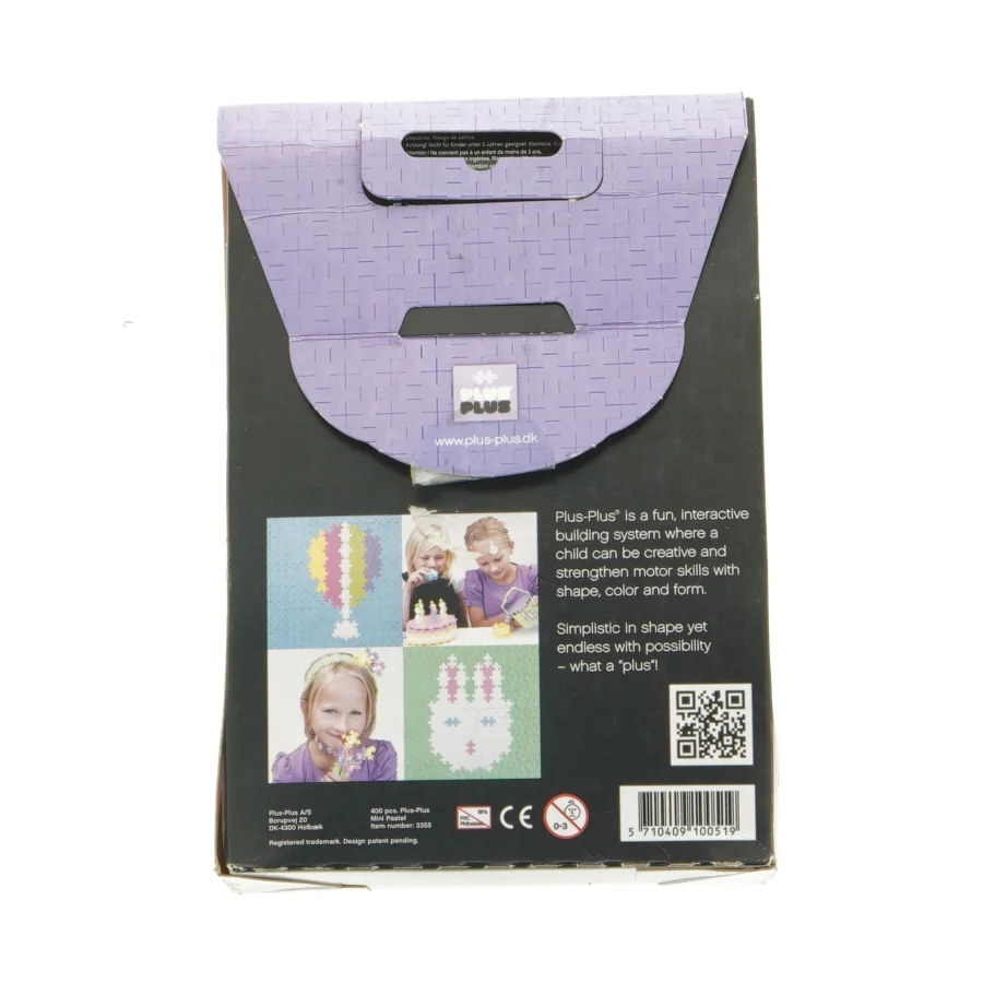 Plus Plus Mini Pastel byggesæt fra Plus Plus (str. 18 x 12 x 5 cm)