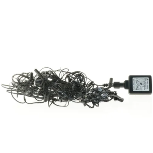 Sort lyskæde/gardin med ledning fra Ikea