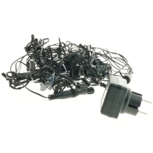 Sort lyskæde/gardin med ledning fra Ikea