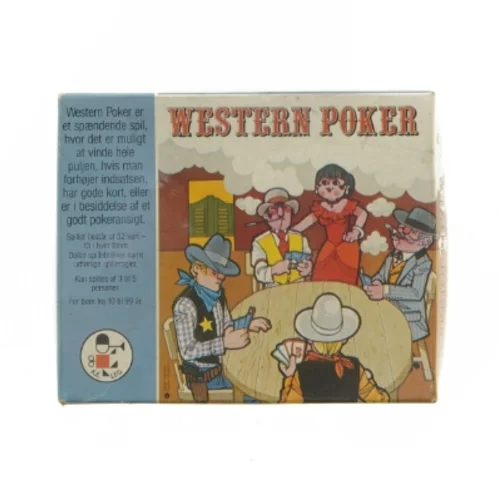 Western Poker spillekort (str. 13 x 10 cm)