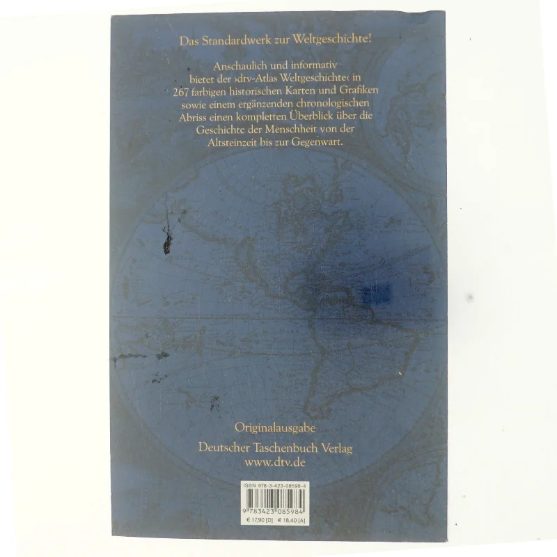 dtv-Atlas Weltgeschichte : von den Anfängen bis zur Gegenwart af Hermann Kinder (Bog)