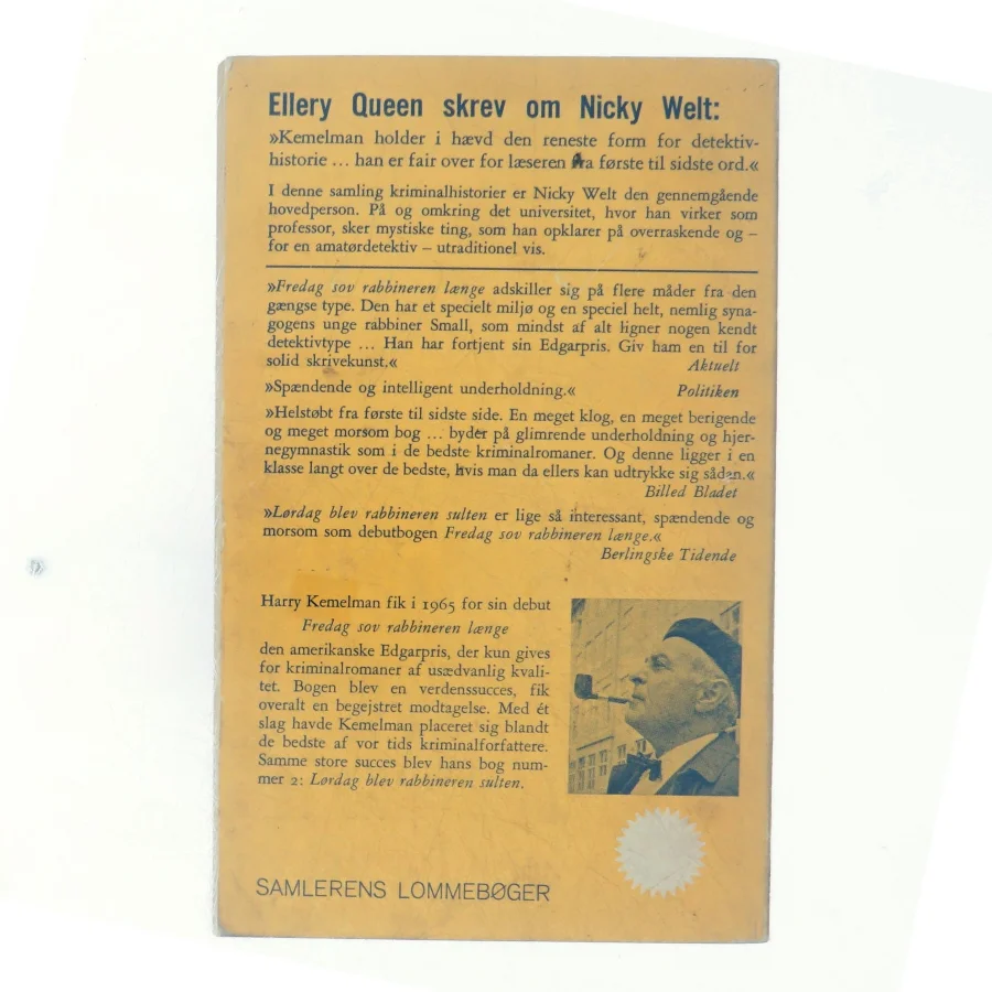 Nicky Welt af Harry Kemelman