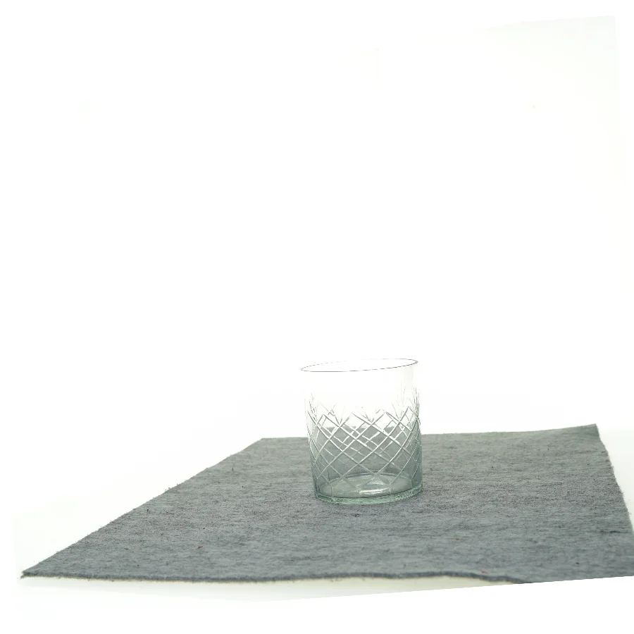 Lysestage // glas (str. 12 x 10 cm)