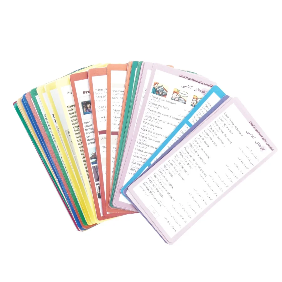 Sprog kort IRAN fra Junglepub (str. 15 x 7 cm)