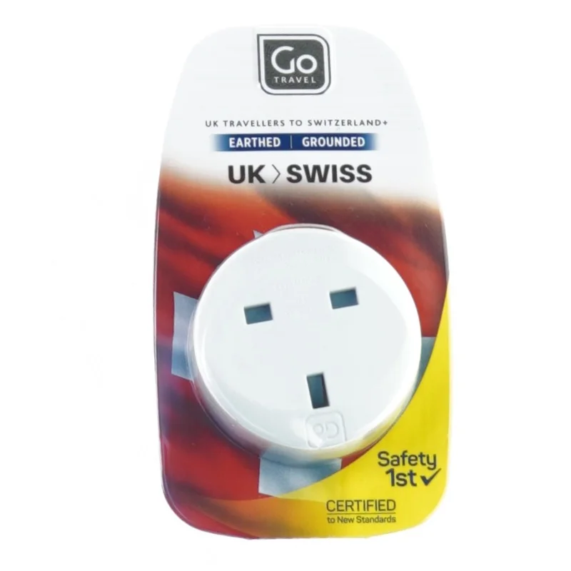 Omformer/adaptor fra Go Travel (str. 6 cm)